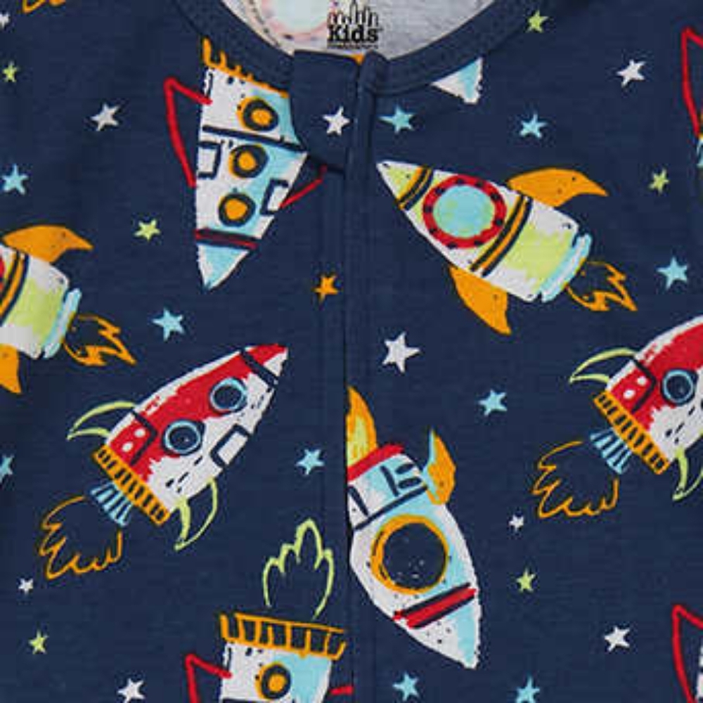 Kids Headquarters Kids' 3-pack Cotton Sleeper - Picture 7 of 7